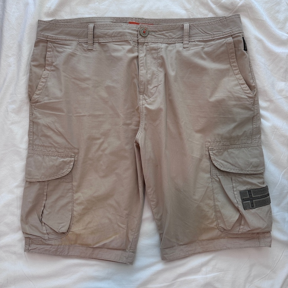 Napapijri Cargo Shorts Men’s Size 36 – Pre-Owned, Good Condition